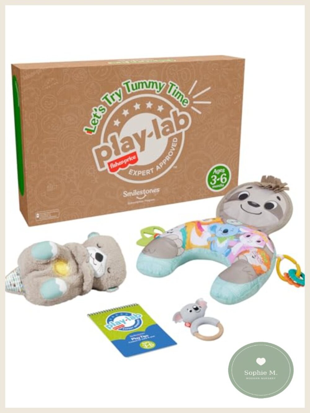 Fisher-Price Baby Play Kit Tummy Time Developmental Toy Gift Set